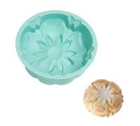Eclove Molde de Silicona Flores, Premium Antiadherente Moldes para Tartas 3D, Moldes de Silicona Charlotte Redondos, hornear DIY para Muffins, Pasteles, Hielo, Pan de Carne y Flanes