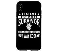 Ecmo Survivor Apparel - Divertido diseño Impresionante de supervivientes Carcasa para iPhone XS MAX
