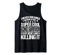 Ecmo Survivor Apparel - Divertido diseño único de supervivientes Camiseta sin Mangas