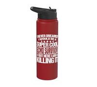 Ecmo Survivor Apparel - Divertido diseño único de supervivientes Stainless Steel Insulated Water Bottle