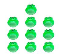 ECMQS 10 unidades de 24 mm/30 mm de juego de inicio de restablecimiento interruptor de arcades push botón para arcades video juego consele pulsador duradero