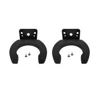 ECMQS 2 unids gancho de micrófono inalámbrico soportes colgador pared clip clip soporte industrial micrófono gancho micrófono soportes soporte KTV Mic