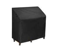 ECMQS 420D Oxford - Mantel para mesa de jardinería reforzado, color negro | Protector de banco de macetas resistente al agua para herramientas de jardinería al aire libre con función resistente al