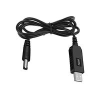 ECMQS Adaptador USB 5 V a CC 9 V 12 V Power Boosting Line adaptador USB a 5, 5 mm 2, 1 mm orificio redondo conector cable de alimentación cable de alimentación