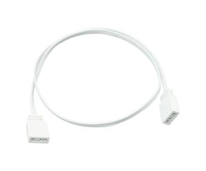 ECMQS ARGB - Cable alargador (5 V, 3 pines, 1 m), color blanco | Diseño de la cubierta de PVC de cobre estañado