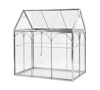 ECMQS Caja de cristal con visión interior transparente para tamaño pequeño | Expositor de plantas para reptiles