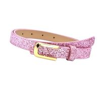 ECMQS Cintura de piel sintética con hebillas, moda de invierno | Hebillas galvanizadas, cintura estrecha para mujer profesional y uso casual, accesorios de moda de invierno