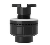ECMQS Conector de tubo de filtro con conexión extraíble, 40 mm | Conector de desagüe de acuario de PVC con rosca y diseño de conexión para el mantenimiento de vías fluviales y