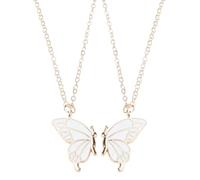 ECMQS Conjunto de collar de la amistad con colgante de que brilla intensamente en la noche y joyería de con aceite de goteo con cierre seguro
