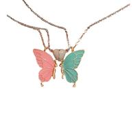 ECMQS Conjunto de collar de la amistad con colgante de que brilla intensamente en la noche y joyería de con aceite de goteo con cierre seguro
