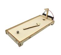 ECMQS Construyendo Un Panel de Actividad Física para Laboratorio Aula | Tabla de experimentación de madera con bolas rodantes para actividades familiares y estudios de movimiento
