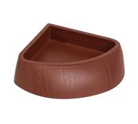 ECMQS Cuenco de comida para reptiles con forma triangular para mascotas | Cuenco de agua para reptiles con cuencos triangulares para mascotas para reptiles pequeños, accesorios barbudos