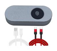 ECMQS Dispositivo de inicio de sesión de huellas dactilares con cuerpo de | Reconocimiento para computadora portátil con enchufes de aluminio, fácil instalación, compatible con múltiples sistemas