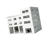 ECMQS Estructura de garaje maquetas, juguetes de montaje para proyectos artesanales, edificios a escala