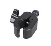 ECMQS Fácil instalación de la abrazadera de cabeza de bola de 17,4 mm | Adaptador de cabeza esférica de plástico para conectar terminales de teléfono, adecuado para