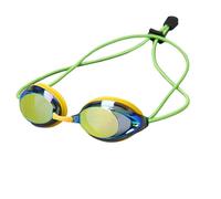 ECMQS Gafas de natación de competición de plástico | Gafas de natación ajustables de alto rendimiento con puente nasal flexible y lente antivaho