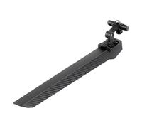 ECMQS Guardabarros de bicicleta de carretera mojado diario para paseos en | Protector trasero acoplable con amplia cubierta de panel y construcción de polipropileno negro