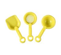 ECMQS Juego de herramientas de arena con pala y cuchara para, playa, jardín, actividad de juego de arena, modelado de arcilla, construcción de castillos de arena, juguetes para niños