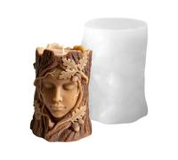 ECMQS Juego de silicona con diseños de árbol y humano | Silicona resistente para manualidades de jabón, ideal para entusiastas que crean decoración del hogar y regalo