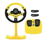 ECMQS Juguete de simulación de conducción con construcción ABS robusta | Bocina realista y ruido del motor, configuración rápida, seguro para el asiento trasero, aprendizaje práctico
