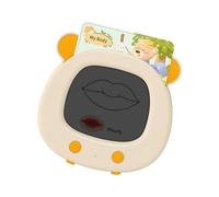 ECMQS Máquina de aprendizaje de idiomas ingleses, juguetes para niños pequeños, escritura y actividad de lectura con sonido, habilidades cognitivas visuales, máquina de aprendizaje de idiomas inglés
