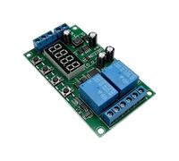 ECMQS Marcador de doble canal de 7 a 30 V | Con programación de ciclo de retardo, disposición de terminales de tornillo para tareas de control de iluminación