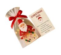ECMQS Papá Noel - Adorno de abrazo, papel para manualidades, 1 unidad