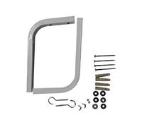 ECMQS Soporte de montaje de pantalla para proyector | Construcción de hierro resistente, capacidad de carga de 30 kg, posicionamiento ajustable para techos y montaje en pared