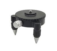 ECMQS Soporte de trípode de rotación de 360 grados, base de afinación fina, pieza de herramienta de construcción para interfaces de estabilidad mejoradas, soporte fino