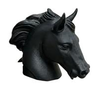 ECMQS Tapa decorativa para enganche de remolque de fácil instalación, color | Funda protectora para enganche de remolque con diseño moderno de cabeza de caballo fácil de instalar