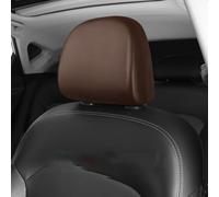 ECMWFPEJT 2Pcs Fundas Reposacabezas Coche para Toyota AYGO X 2022-2024 2025, Juego Fundas para Reposacabezas de Cuero, Protector Cabezal Asiento Viaje,Front Row-B