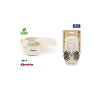 Eco 63193 Set de Cucharas Medidoras, Multicolor, 6 uds