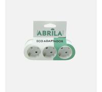 Eco adaptador 3tomas blister mod7 2p+e 16a 230v blanco protecc.infant