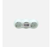 Eco adaptador 3tomas retractil mod7 2p+e 16a 230v blanco protecc. infa