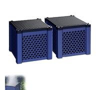Eco-Aquarium Water Trough Purifier Cube- Activated Carbon Filter Media for Fish Tanks, Horse Troughs, Ponds & Livestock Tanks, Super Strong Filtration & Odor Control, Honeycomb Charcoal Cube (2PCS)
