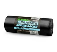 Eco Bag 10 Ultimate - Bolsa de basura multiusos resistente, bolsas de basura, bolsas de basura, bolsas de jardín, perfectas para múltiples usos en casa y trabajo, 120 litros, 60 mu, calibre 240
