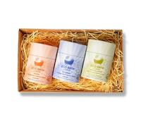 Eco Bath London Epsom - Juego de regalo de sal de baño, 3 sales de baño de 250 g, para músculos y articulaciones, relajantes, desintoxicantes, juego de regalo perfecto