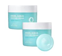 ECO BEYOND Angel Aqua - Juego de regalo de crema calmante (paquete de 2) - Gel hidratante e hidratante para piel seca con perifollo salvaje y cica (300 ml) por LG Beauty