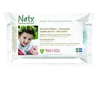 Eco by Naty Babycare, Eco Baby Wipes Unscented, 56 manteles