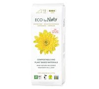 Eco by Naty Compresas con Alas Super - Compresas a base de plantas y absorbentes para mujeres, producto menstrual de algodón orgánico, mejor para la salud femenina (12 unidades)