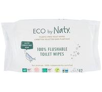 Eco by Naty, Toallitas húmedas desechables, 504 unidades (12 x 42 toallitas) toallitas húmedas compostables a base de plantas, 0% plástico, sin productos químicos desagradables