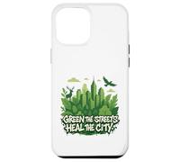 Eco Conscious City Nature Graphic- Verde las calles Carcasa para iPhone 12 Pro Max