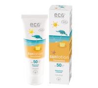 Eco Cosmetics Leche solar Neutral sin perfume SPF 50 BIO (125 ml) - con filtros minerales naturales