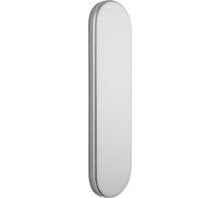ECO Cubierta ciega (cubierta de ojo de cerradura), para rosetas perforadas UG, placa ciega redonda, aluminio plateado anodizado
