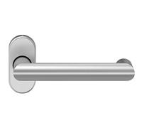 ECO D 330 FS - Manilla para puerta (manija ovalada, acero inoxidable)