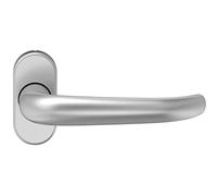 ECO D 410 FS - Manilla para puerta (manija ovalada, acero inoxidable)
