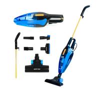 ECO-DE ECO-350 Aspirador Vertical de Escoba, 5 Accesorios Multi Cyclonic, 800w Filtro HEPA, Activ Carbon, Azul/Negro, S