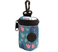 Eco Dog Waste Bags,Dog Poop Waste Bag Holder Zipper Bag Holder Zipper Pouch,Dispenser for Leashes DogPoop Bags, Fence Mountable Fits Home