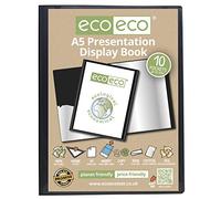 Eco-Eco Eco041 - Cuaderno de Presentaciones (A5, 50% Reciclado, 10 Bolsillos, 10 Bolsillos)