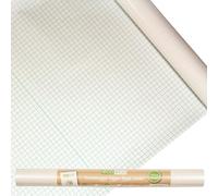 eco-eco - Rollo de papel autoadhesivo translúcido para cubierta de libros, 33 cm x 3 m